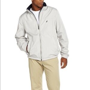 Nautica Men's Light Gray Windbreaker
